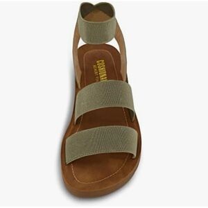 Cushionaire Olive Sandal 9 1/2